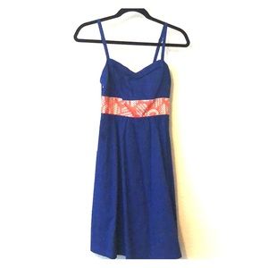 Blue Anthropologie dress